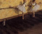 埃德加 德加 : Dancers Practicing at the Barre